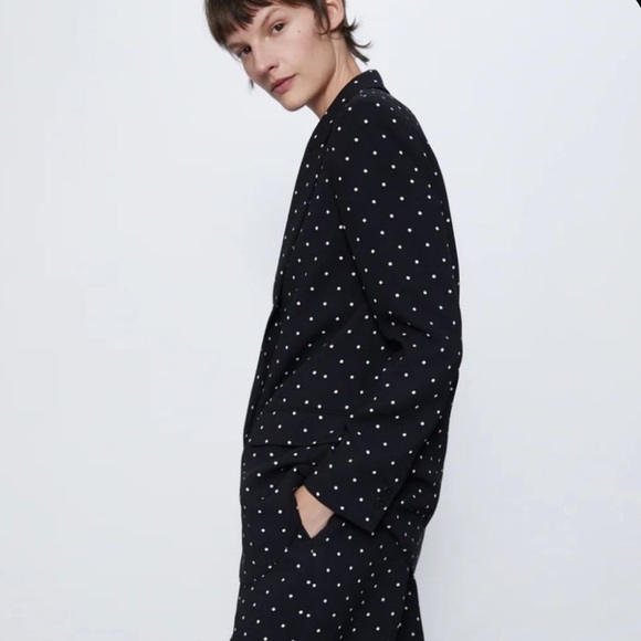 𝗡𝗪𝗧 𝗭𝗮𝗿𝗮 • Polka Dot Blazer - Picture 10 of 16